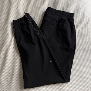 Men's Lululemon Black Surge Joggers, Large, 29” inseam